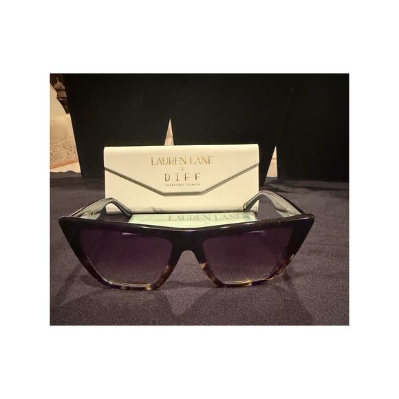 DIFF Lauren Lane Charitable Eyewear Ombré Brown main image 8